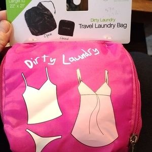 Dirty laundry travel laundry bag